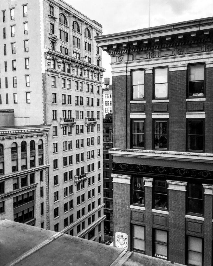 Contact building of a creative league of people.